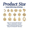 32pcs 16 style Alloy Pendants FIND-TA0001-73-5