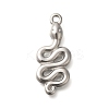 Anti-Tarnish 304 Stainless Steel Pendants STAS-I321-11P-1