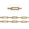 Brass Paperclip Chains X-CHC-S008-001C-AB-1
