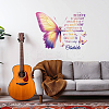 Translucent PVC Self Adhesive Wall Stickers STIC-WH0015-300-1