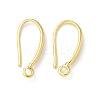 Brass Earring Hooks X-KK-A236-13G-1