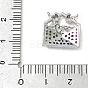 Brass Micro Pave Colorful Cubic Zirconia Pendants CU-CBA4231-06B-P-3