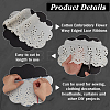 5 Yards Cotton Embroidery Flower Wavy Edged Lace Ribbons OCOR-FG0002-85B-4