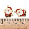 Christmas 304 Stainless Steel Enamel Pendants STAS-Z093-08X-G-3