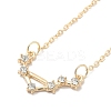 3Pcs Alloy Rhinestones Anklets LS-AJEW-S083-01G-11-3
