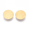 PVD Vacuum Plating 304 Stainless Steel Brooch Cabochon Settings STAS-E547-08I-G-2