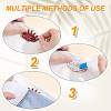 Glass Clothing Patches PATC-WH0028-025J-3