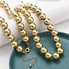 2Pcs 2 Styles Alloy Heart Pendant Necklaces Set NJEW-P319-02G-5