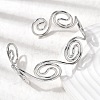 304 Stainless Steel Cuff Bangles for Women LS-BJEW-Z150-01P-01-3