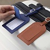 CutHollow 4Pcs PU Leather Luggage Tag OFST-CL0001-01A-02-3