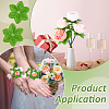 1000Pcs Silk Artificial Leaf AJEW-BC0009-98A-5