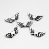 Tibetan Style Alloy Wing Beads TIBEB-M027-AS-1