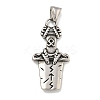 316 Surgical Stainless Steel Pendants STAS-E212-128AS-1