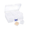 1Pc Rectangle Plastic Craft Organizer Case Sets CON-DJ0001-47A-1
