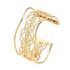 Exaggerated 304 Stainless Steel Cuff Bangles for Women BJEW-P363-02G-4
