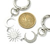 Brass Moon Sun Link Bag Extender Chains FIND-JF00146-01-3