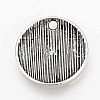 Tibetan Style Alloy Pendants TIBEP-Q078-22AS-RS-5