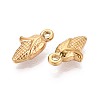 304 304 Stainless Steel Corn Charms STAS-T067-46G-2