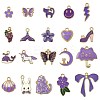 40Pcs 20 Styles Alloy Enamel Charms ENAM-FS0003-38A-2