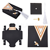 Graduation Gown Rectangle Paper Drawer Candy Boxes CON-WH0094-02A-1