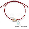 Hamsa Hand with Evil Eye Alloy Enamel Charm Bracelets LS-GS7845-1-3