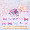 160Pcs 16 Style Polyester Fabric Wings Crafts Decoration DIY-SC0019-39-7