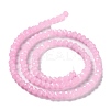 Baking Paint Imitation Jade Glass Bead Strands DGLA-A034-J4MM-A26-2