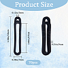 70Pcs Anti-Lost Silicone Pendant SIL-GF0001-36C-2