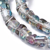 Electroplate Glass Beads Strands EGLA-L023B-HP03-2