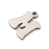 Non-Tarnish 201 Stainless Steel Charms STAS-U016-01P-M-2