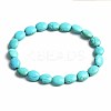 Turquoise Bracelet with Elastic Rope Bracelet DZ7554-9-1