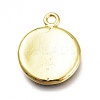 Brass Enamel Pendants KK-H103-02L-G-2