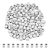100Pcs Brass Spacer Beads KK-FI0001-02A-S-1