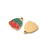 304 Stainless Steel Enamel Pendants STAS-I351-08G-2