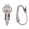 Tarnish Resistant 304 Stainless Steel Clip-on Earring Findings LS-X-STAS-G081-63P-5