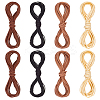 8 Bundles 4 Colors Flat Faux Suede Cord LW-CL0001-03A-1