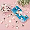 60pcs Resin cabochons cartoon cute cow patch DIY material accessories(2 styles) JX613A-6