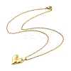 304 Stainless Steel Pendant Necklaces NJEW-G120-02G-3