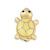 Rack Plating Alloy Enamel Beads PALLOY-P309-03G-05-1