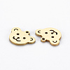 Ion Plating(IP) 201 Stainless Steel Charms STAS-Q240-057G-2