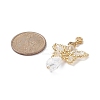 Butterfly Angel Glass Pendant Decoration HJEW-MZ00007-3