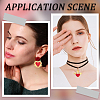 18Pcs 9 Styles Alloy Enamel Pendants ENAM-SC0005-06-5