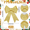 Christmas PVC Glitter Bowknot AJEW-SP0003-72B-02-2