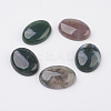 Natural Indian Agate Flat Back Cabochons G-G741-13x18mm-03-1
