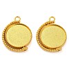 Zinc Alloy Pendant Cabochon Settings FIND-NH0001-13A-G-1