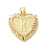 Rack Plating Brass Pendants KK-I722-09G-K-1