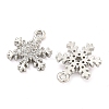 Brass Micro Pave Clear Cubic Zirconia Pendants X-FIND-Z044-09P-2