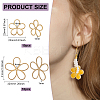 20Pcs 2 Style Brass Filigree Joiners KK-BC0011-66-2