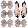 4Pcs Rhinestone Shoe Buckle Clips FIND-FG0003-13B-1