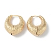 Texture Rings Brass Hoop Earrings for Women EJEW-H006-06C-G-1